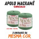 mkpl -BARBANTE APOLO MACRAME CIRCULO 24 FIOS -800G -KIT 2 UN