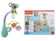 Mobile 3 em 1 Doces Sentidos Fisher Price - Amiguinhos Divertidos Sensimals - Berço - Carrinho - Coala Musical - Mattel