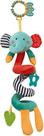Mobile Chocalho infantil para bebê Elefantinho Pelúcia Mola Happy Zool com Mordedor e Chocalho Buba