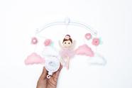 Mobile giratório Musical para bebe Bailarina Boneca