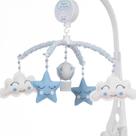 Mobile Para Berço Musical Giratório Chuva De Amor Balão Azul