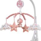 Mobile Para Berço Musical Giratório Chuva De Amor Balão Rosé