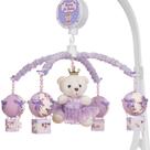 Mobile Para Berço Musical Giratório Princesa Balão Lilás