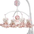 Mobile Para Berço Musical Giratório Ursa Floral Rosé Mobile Para Berço Musical Giratório Ursa Floral Rosé
