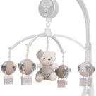 Mobile Para Berço Musical Giratório Urso Balão Cinza