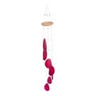 Móbile SINO DOS VENTOS Chapa de Ágata ROSA 65 CM DECORAÇÃO
