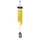 Móbile Sino Dos Ventos Dragão Metal Dourado 60cm