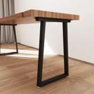 Mobiliário: pernas, mesa de metal industrial TIEOU, 71 cm, preto, conjunto 2 Mobiliário: pernas, mesa de metal industrial TIEOU, 71 cm, preto, conjunto 2