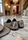 Mocassim baixo lezar prata linha conforto