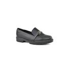 Mocassim Beira Rio Loafer Conforto Tratorado Feminino Preto