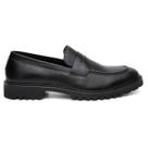 Mocassim Casual Centuria Tratorado Couro Preto