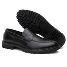 Mocassim Casual Couro Masculino Elegante Calce Fácil Moda Sola Tratorada