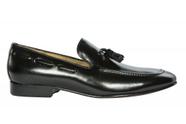 Mocassim Clássico em Couro Preto - Cód 11605