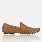 Mocassim Clássico Masculino Em Couro Na Moda Confortável Tradicional Elegante Bico Redondo