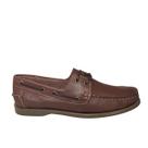 Mocassim Deckshoes Masculino Latego Em Couro Samello - Marrom