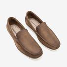 Mocassim democrata denim ocean bege/carvalho 135102-010