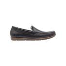 Mocassim democrata denim tag couro preto