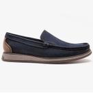 Mocassim Democrata Nash Navy Masculino Couro Confortável Mocassim Democrata Nash Navy Masculino Couro Confortável