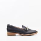 Mocassim Detalhe Metal Couro