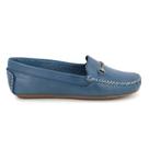 Mocassim Dockside Feminino Couro Cabedal Metal Bico Redondo Mocassim Dockside Feminino Couro Cabedal Metal Bico Redondo