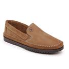Mocassim Dockside Masculino Em Couro Legítimo Emborrachado Blaqueado Resistente