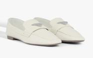 Mocassim em Couro Sugar White