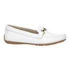 Mocassim Feminina Pegada 249007-01 Em Couro Branco Mocassim Feminina Pegada 249007-01 Em Couro Branco