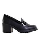 Mocassim Feminino Comfortflex Tratorado Preto