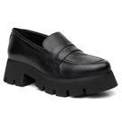 Mocassim Feminino Couro Solado Tratorado Calce Fácil Casual
