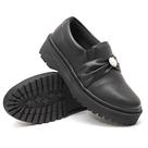 Mocassim Feminino Oxford Flatform Detalhado Mocassim Feminino Oxford Flatform Detalhado