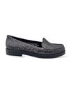 Mocassim Feminino PVC Sapatilha Glitter Brilho