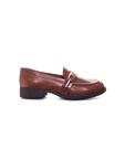 Mocassim Feminino Quiz Salto Bloco Caramelo