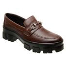 Mocassim Feminino Tratorado Sapato Oxford Loafer Lançamento