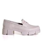 Mocassim Feminino Via Marte Off White 23-7509