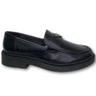 Mocassim Feminino Via Marte Salto Baixo Tratorado Confortável