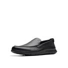 Mocassim Flexway Step Masculino Clarks em Couro Preto Tamanho 9 EUA