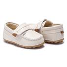 Mocassim Infantil Bebê Menino Pequito Calce Fácil Fita Aderente Confortável Macio Leve Antiderrapante Clássico Elegante Costura