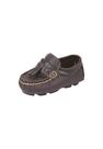 Mocassim Infantil Bebê Menino Pompom Preto