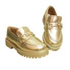 Mocassim Infantil Feminino Amor de Ouro Maria Lua 851939