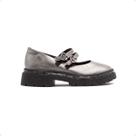 Mocassim Infantil Feminino Molekinha Prata - 2576