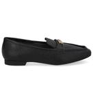 Mocassim Loafer Feminino Couro Preto Usaflex UD30004 Mocassim Loafer Feminino Couro Preto Usaflex UD30004