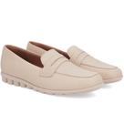 Mocassim Loafer Feminino Couro Usaflex Baixo Confort