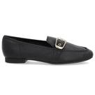Mocassim Loafer Feminino Fivela Preto Usaflex UC16007