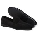 Mocassim Loafer Social Masculino em Couro Itália Preto