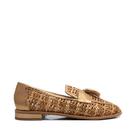 Mocassim Maithe Couro Dourado