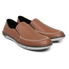 Mocassim Masculino Casual Sapatilha Linha Conforto Cor Marrom Claro