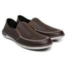 Mocassim Masculino Casual Sapatilha Linha Conforto Cor Marrom Escuro