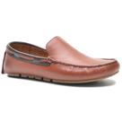 Mocassim masculino couro cor Café