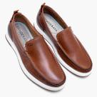 Mocassim Masculino Democrata Easy Flop Pulse Marrom