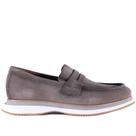 Mocassim Masculino em Couro Zariff Lon021 Gray
